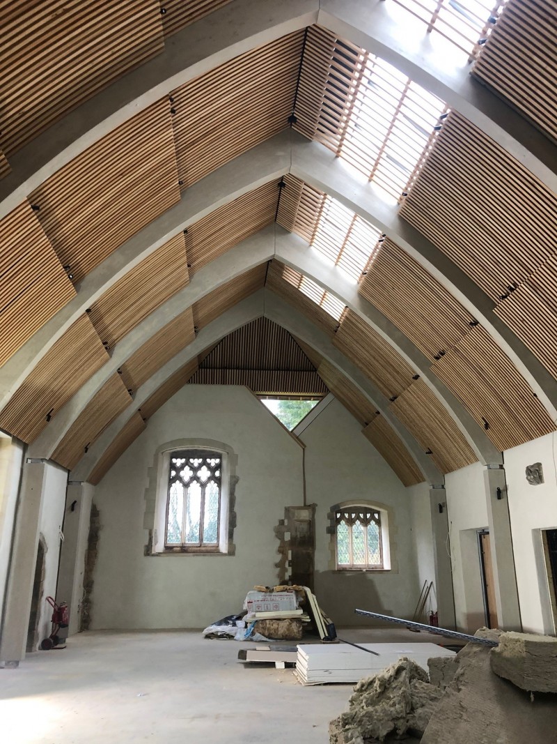 Stunning Ash Roof for Church Restoration in Hampshire